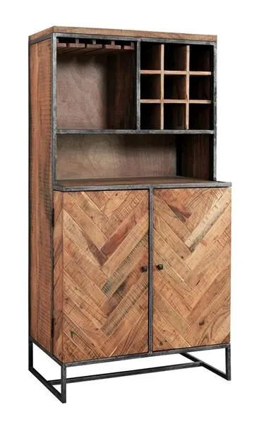 Parquet Bar Cabinet - Rug & Home