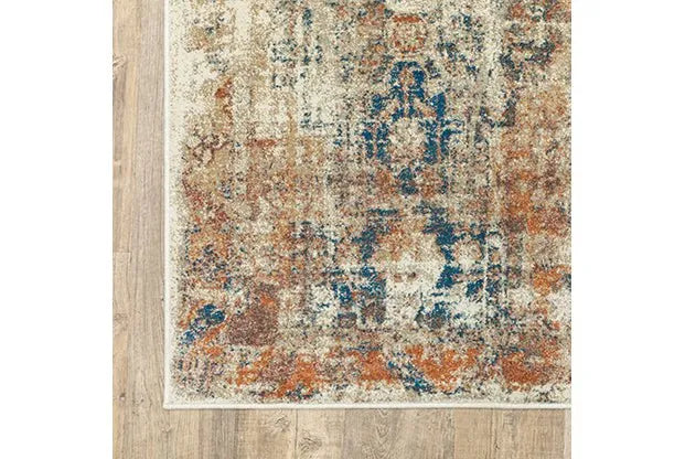 Pasha 521X Beige/ Multi Rug - Rug & Home