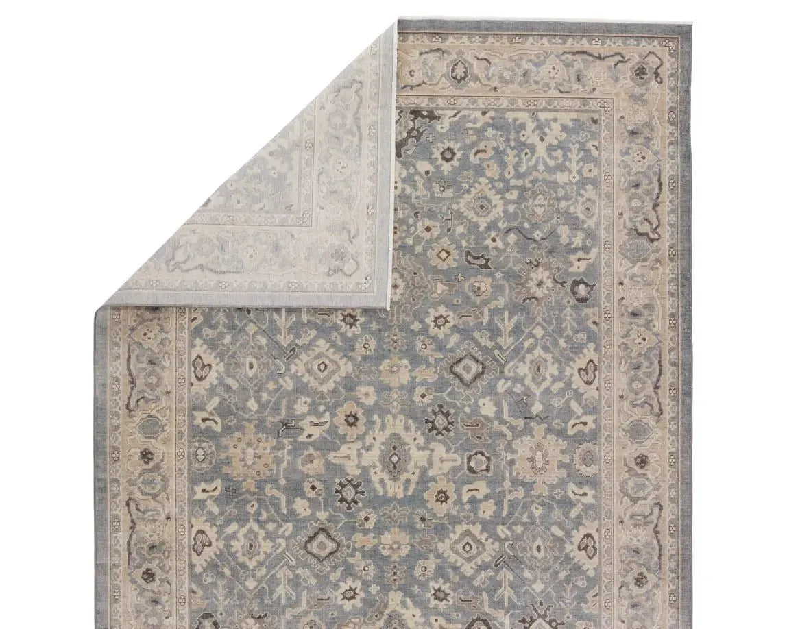 Pasha PSH05 Taupe/Blue Rug - Rug & Home