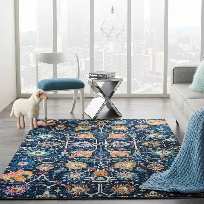 Passion PSN01 Navy Rug - Rug & Home