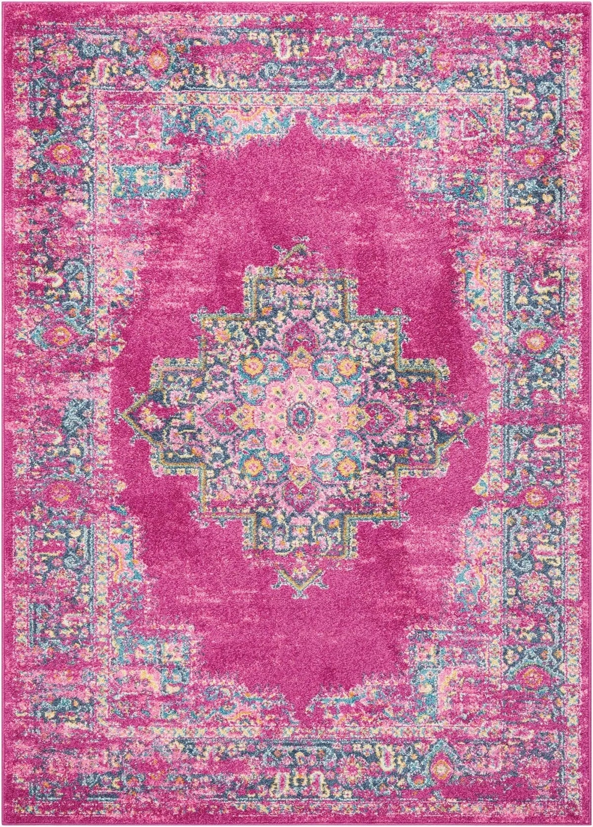 Passion Psn03 Fuchsia Rug - Rug & Home