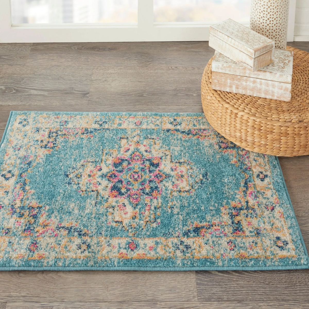 Passion PSN03 Light Blue Rug - Rug & Home