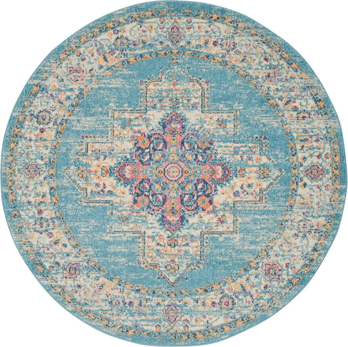 Passion PSN03 Light Blue Rug - Rug & Home