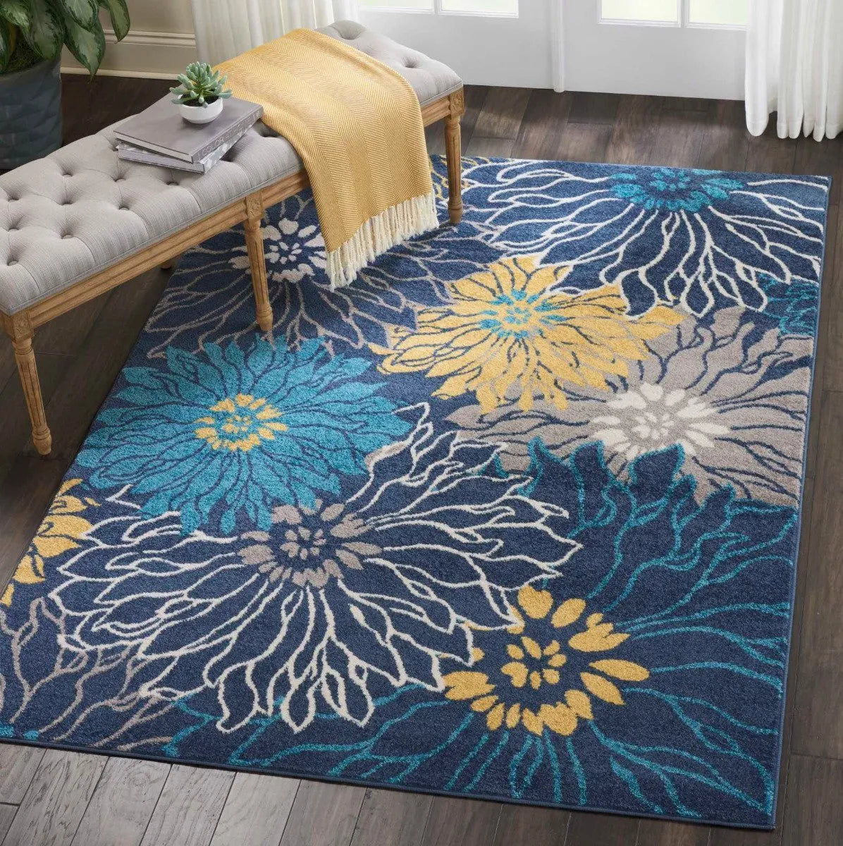 Passion Psn17 Blue Rug - Rug & Home