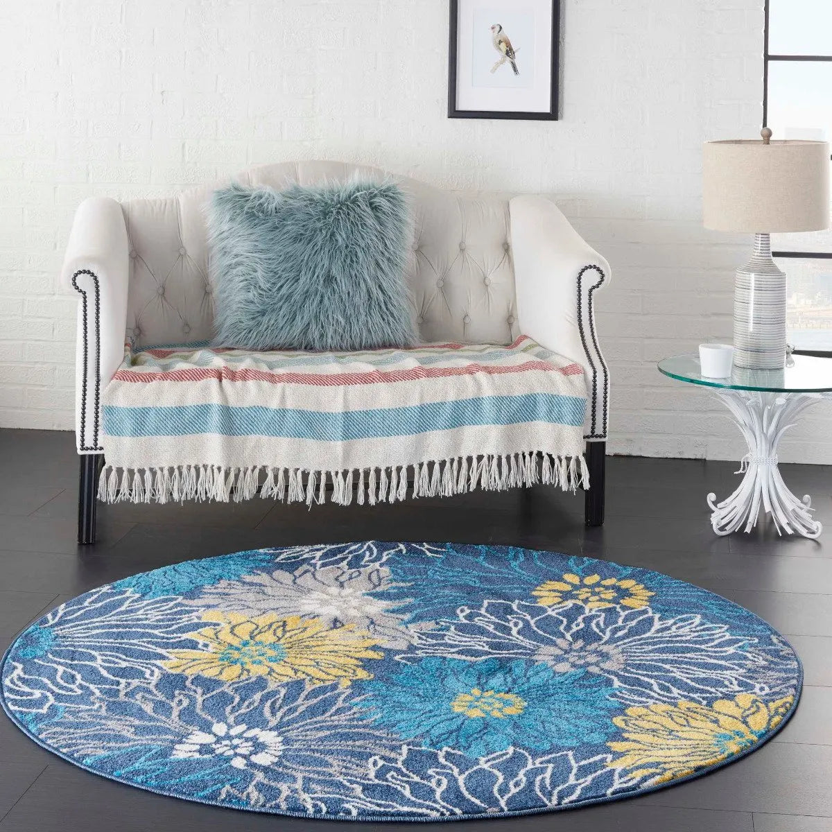 Passion Psn17 Blue Rug - Rug & Home