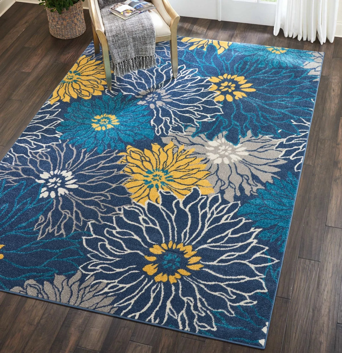 Passion Psn17 Blue Rug - Rug & Home