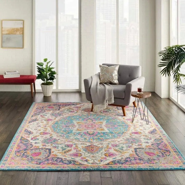 Passion PSN22 Ivory/Multi Rug - Rug & Home