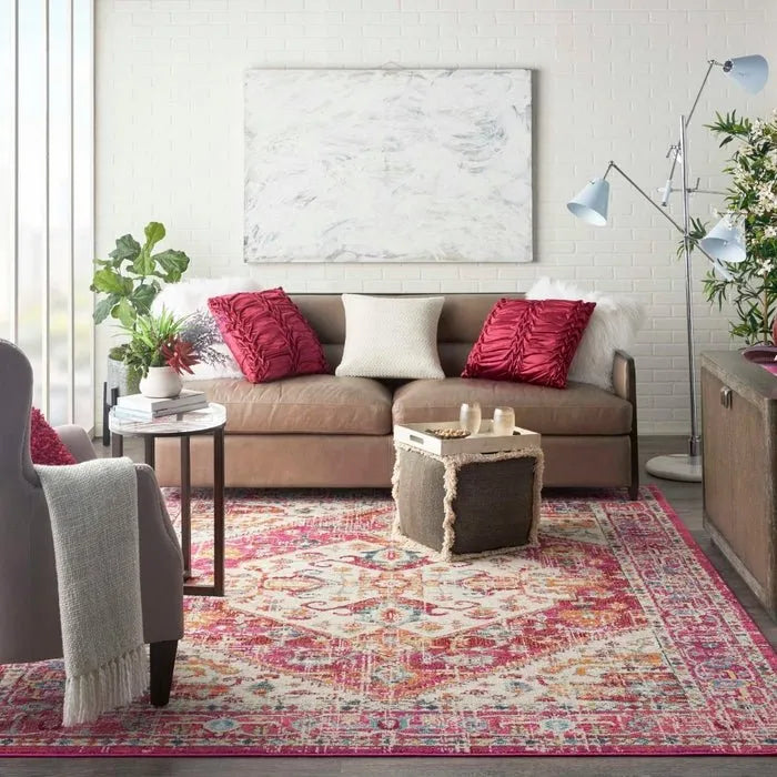 Passion PSN23 Ivory/Pink Rug - Rug & Home