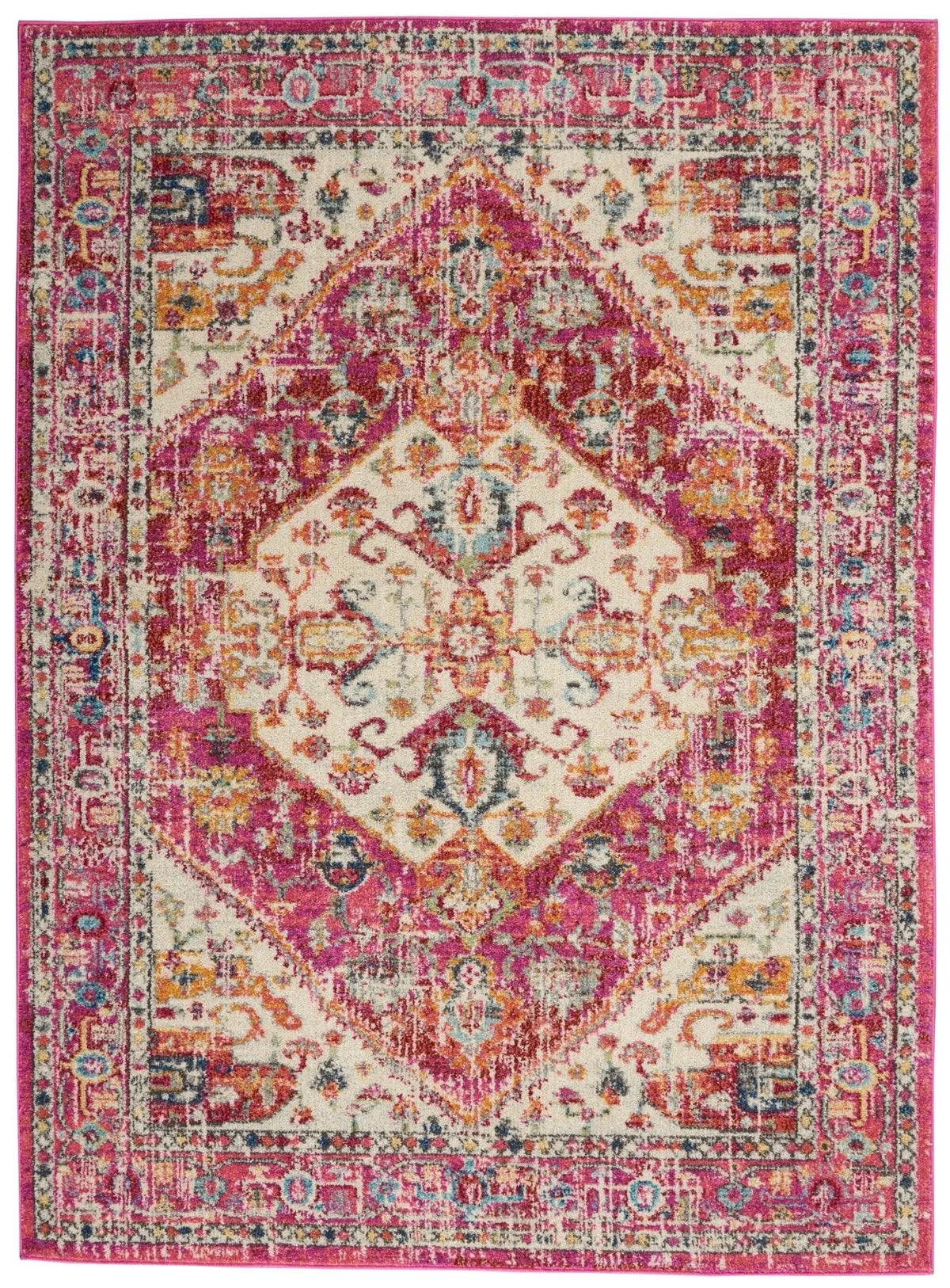 Passion PSN23 Ivory/Pink Rug - Rug & Home