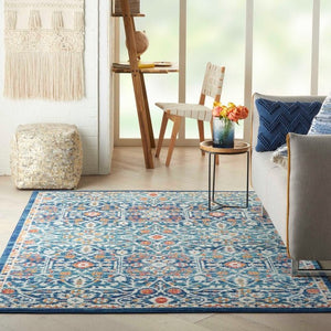 Passion PSN28 Blue/Multicolor Rug - Rug & Home