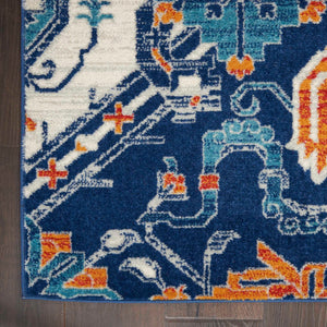 Passion PSN31 Blue/Multicolor Rug - Rug & Home