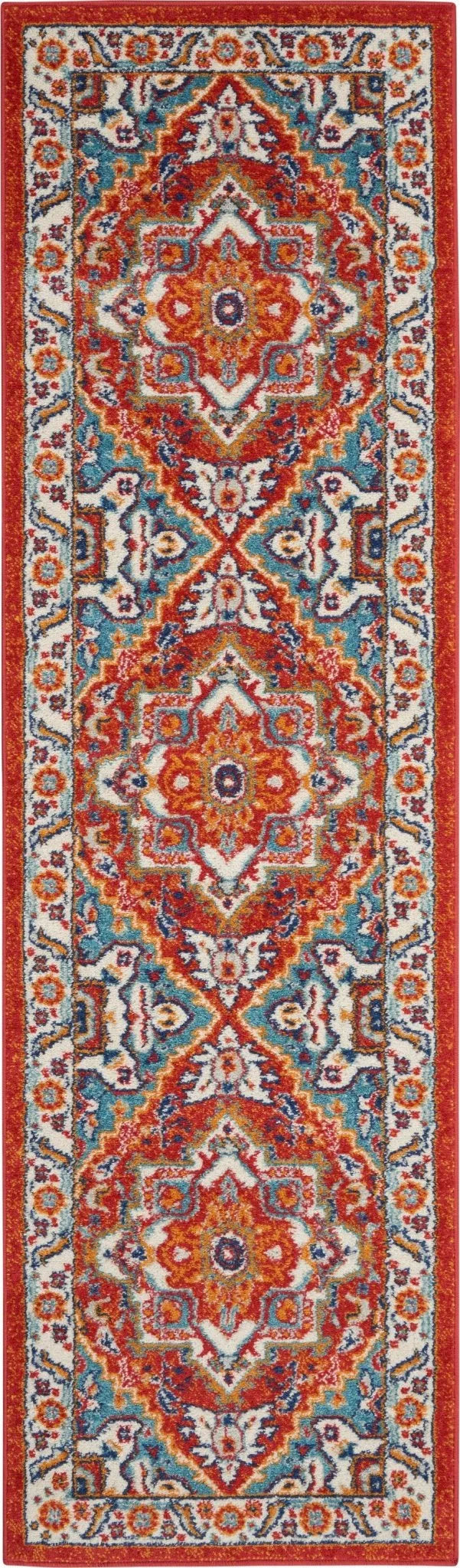 Passion PSN33 Red Multi Colored Rug