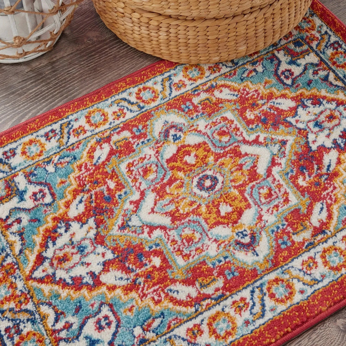 Passion PSN33 Red Multi Colored Rug