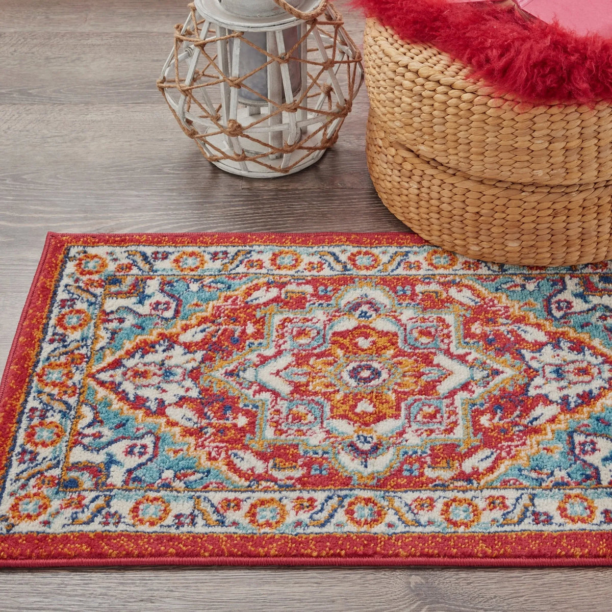 Passion PSN33 Red Multi Colored Rug