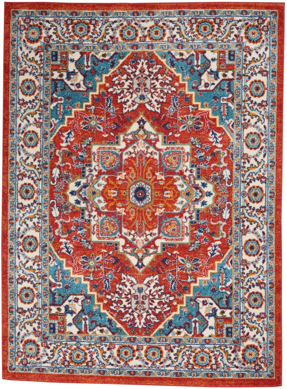Passion PSN33 Red Multi Colored Rug