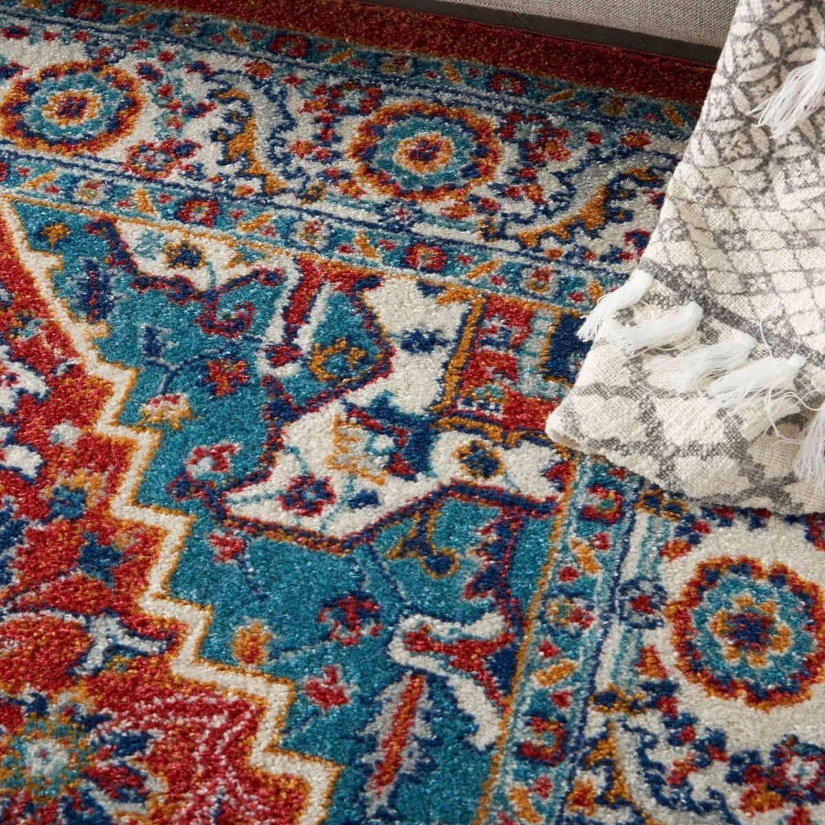 Passion PSN33 Red Multi Colored Rug