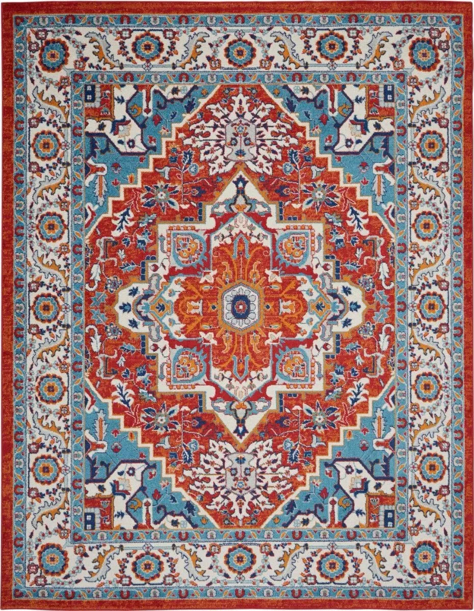 Passion PSN33 Red Multi Colored Rug