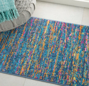Passion PSN35 Blue/Multicolor Rug - Rug & Home