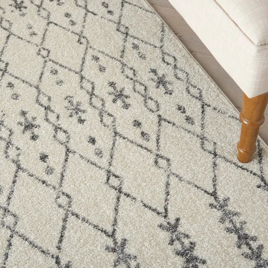 Passion PSN40 Ivory/Grey Rug - Rug & Home