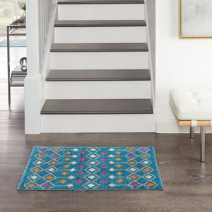Passion PSN45 Blue/Multicolor Rug - Rug & Home