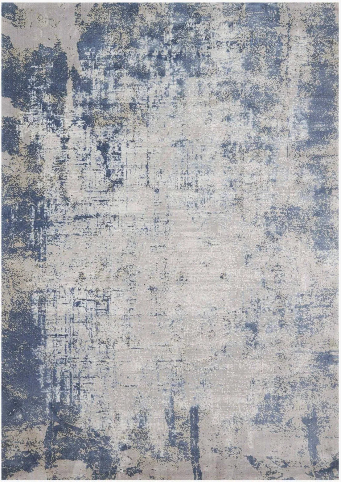 Patina PJ 01 Denim / Grey Rug - Rug & Home