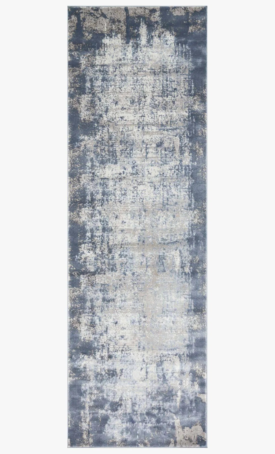 Patina PJ 01 Denim / Grey Rug - Rug & Home