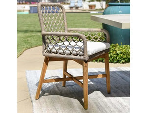 Paulo Outdoor Dining Chair Grey - Rug & Home