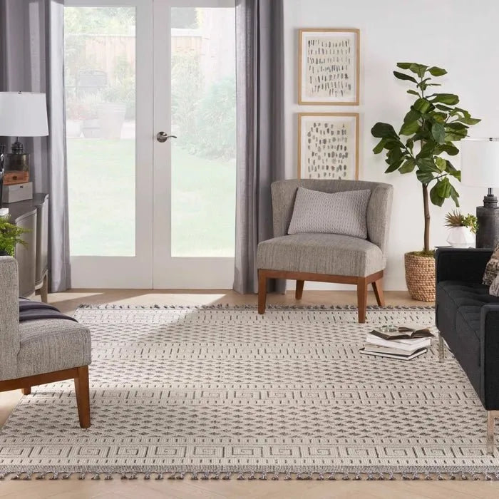 Paxton PAX05 Ivory/Grey Rug - Rug & Home