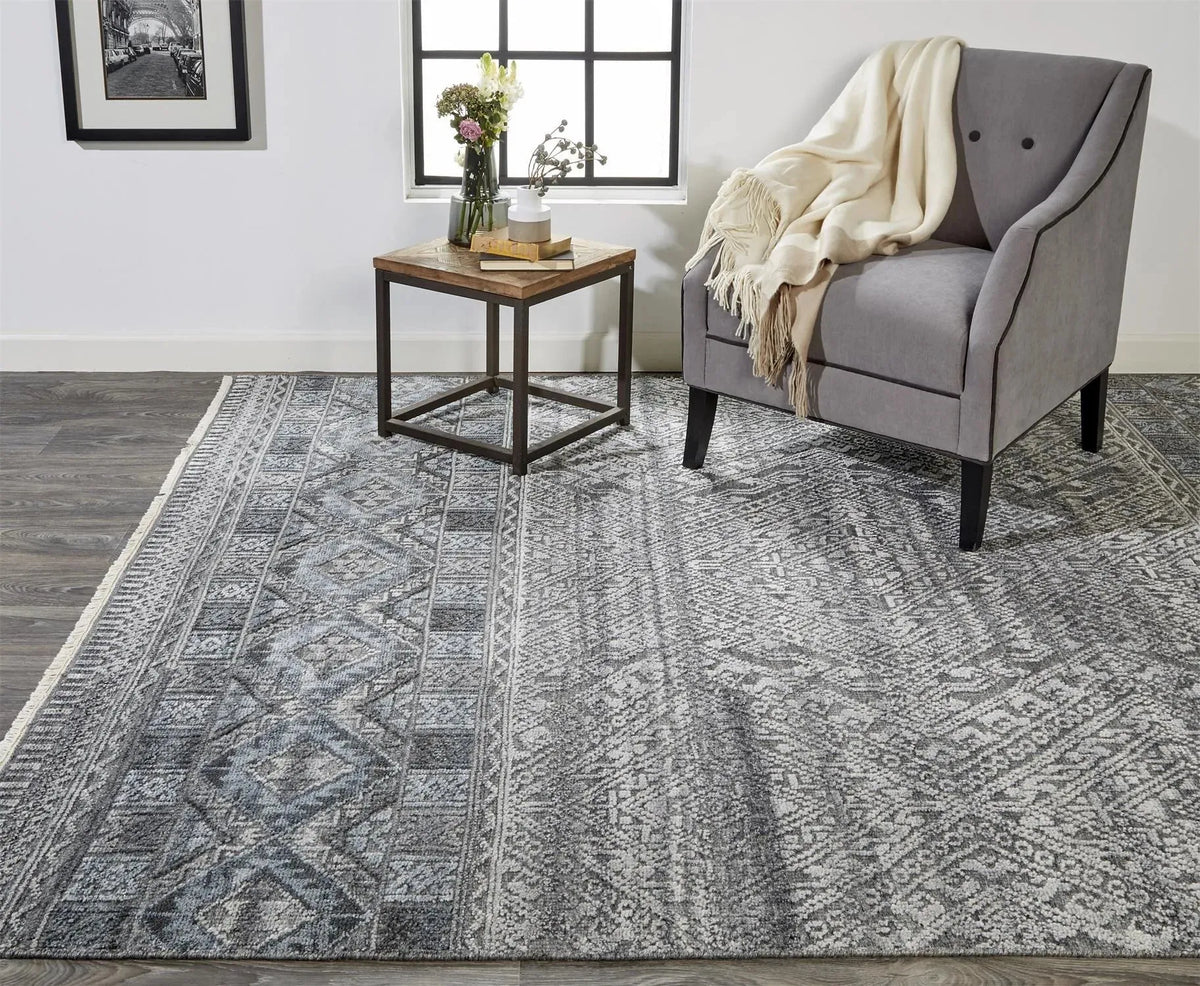 Payton 6495F Gray/Blue Rug