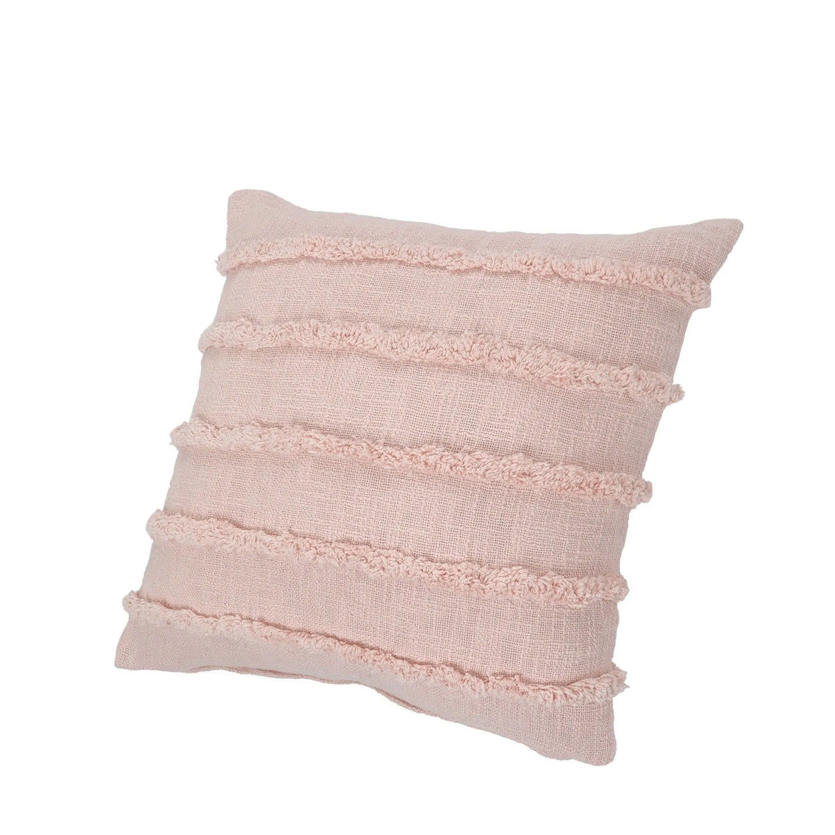 Pearl Blush Overtufted Solid LR07515 Throw Pillow - Rug & Home