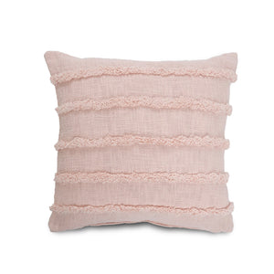 Pearl Blush Overtufted Solid LR07515 Throw Pillow - Rug & Home