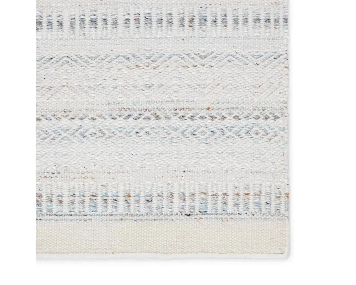 Penrose PNR02 Rust/Sky Blue Rug