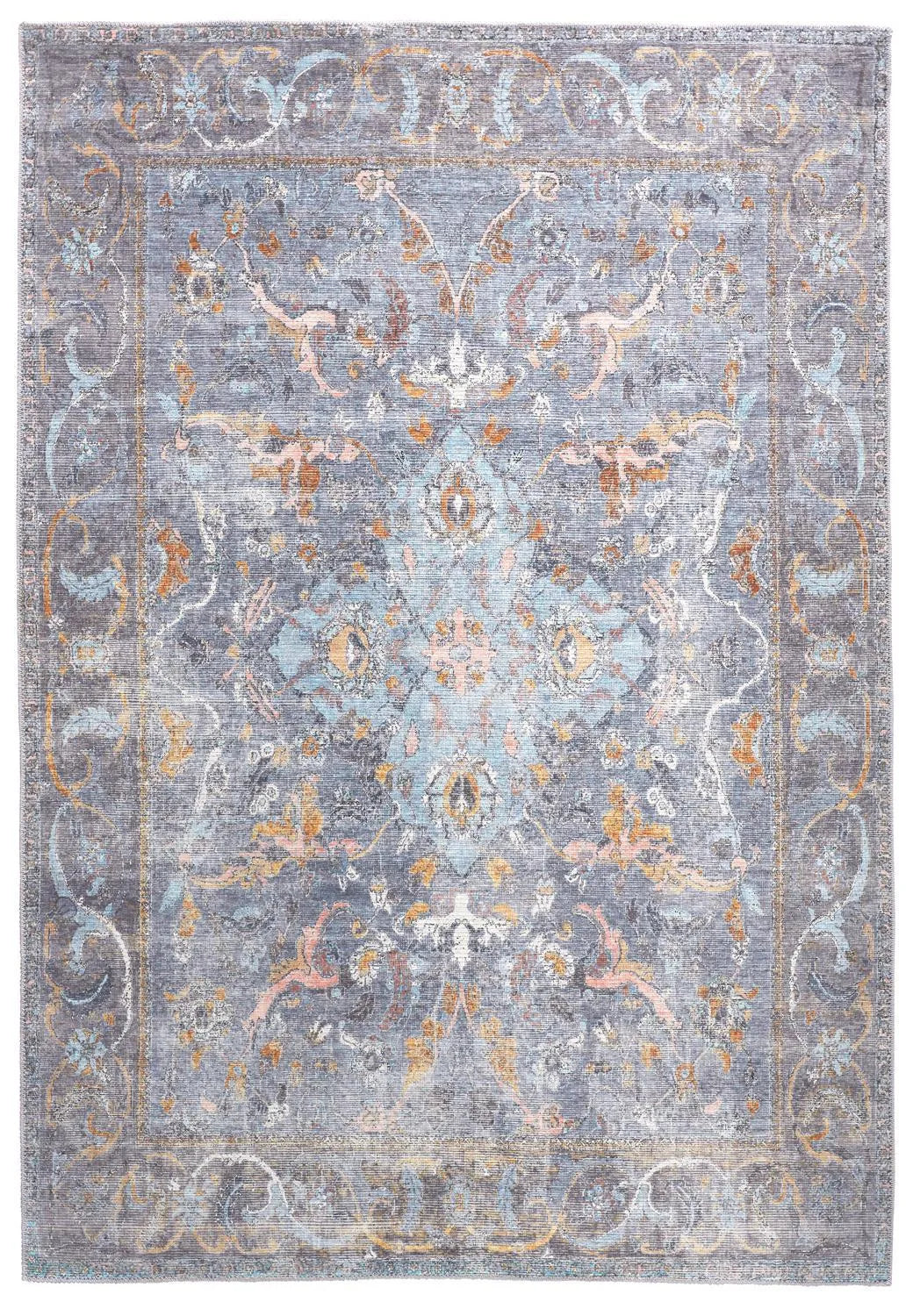 Percy 39Aff Blue Rug - Rug & Home