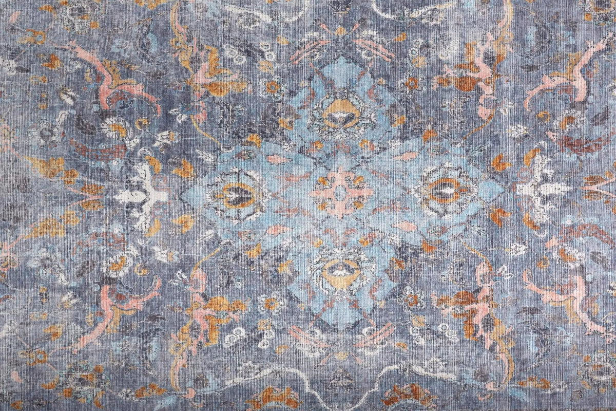 Percy 39Aff Blue Rug - Rug & Home