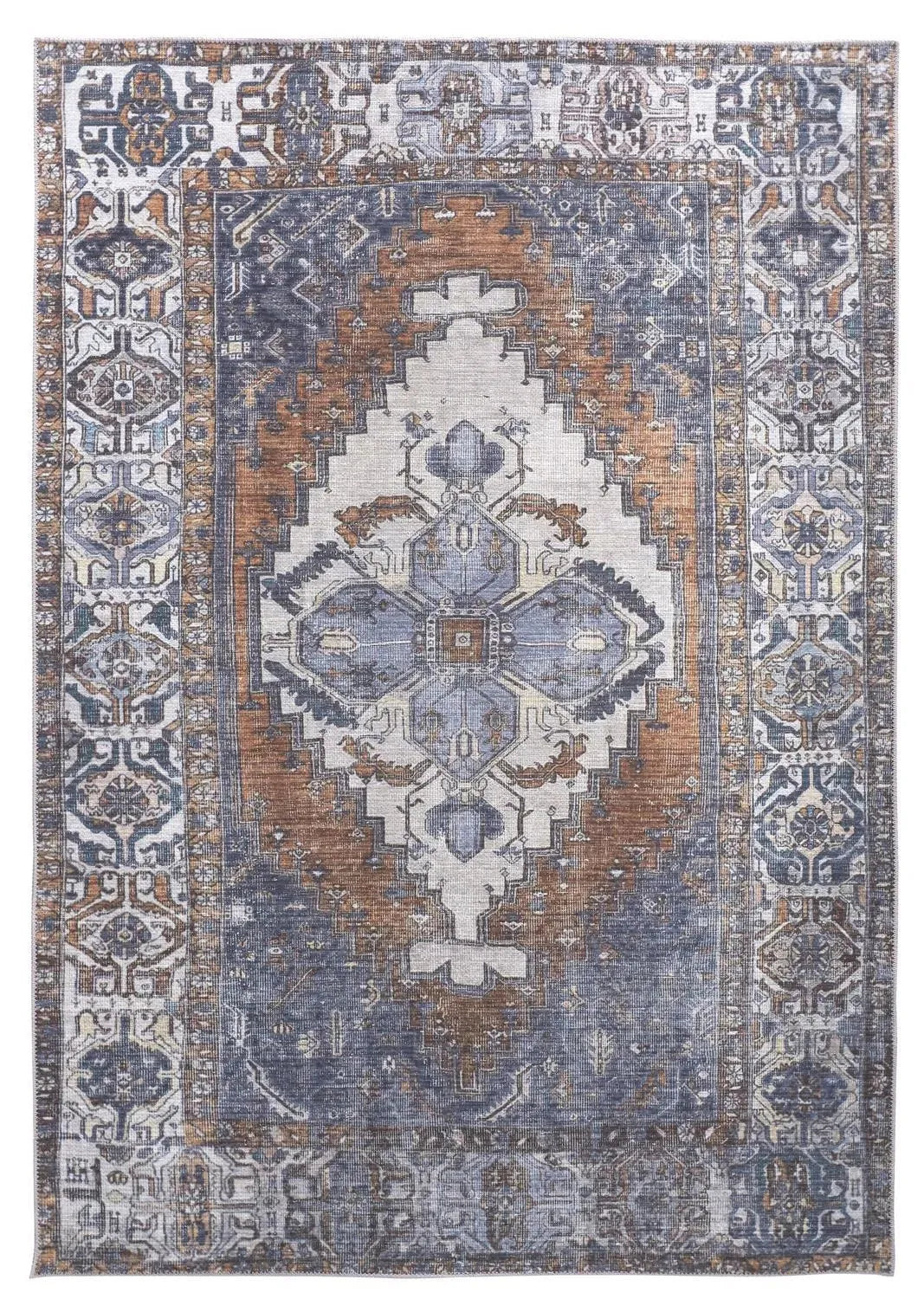 Percy 39Aif Blue/Brown Rug