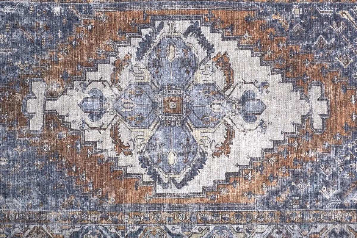 Percy 39Aif Blue/Brown Rug