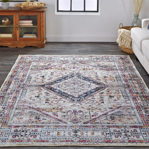 Percy 39Amf Gray/Blue Rug - Rug & Home