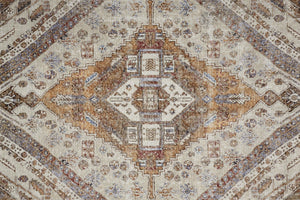 Percy 39Anf Rust/Blue Rug - Rug & Home