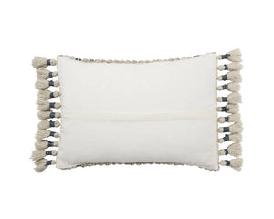 Perlah PER02 Light Grey/Navy Pillow - Rug & Home