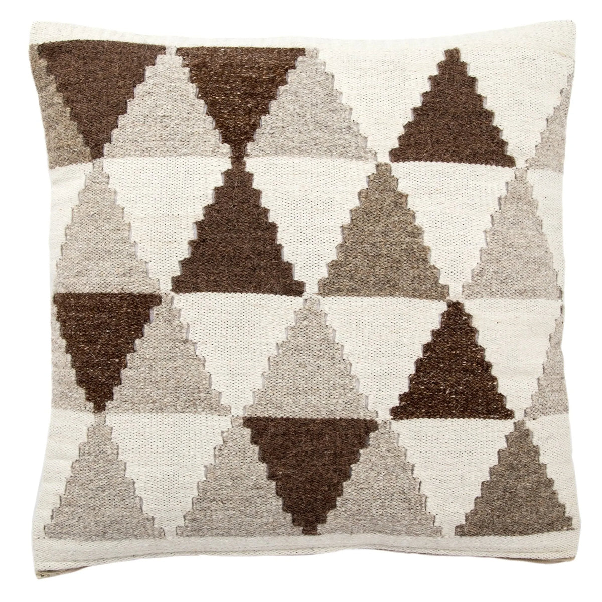 Peykan Pey07 Terzan Brown/Gray Pillow - Rug & Home