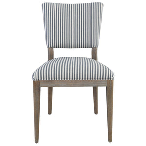 Phillip SPO Upholstered Linen/Blue SPO Dining Chair - Rug & Home