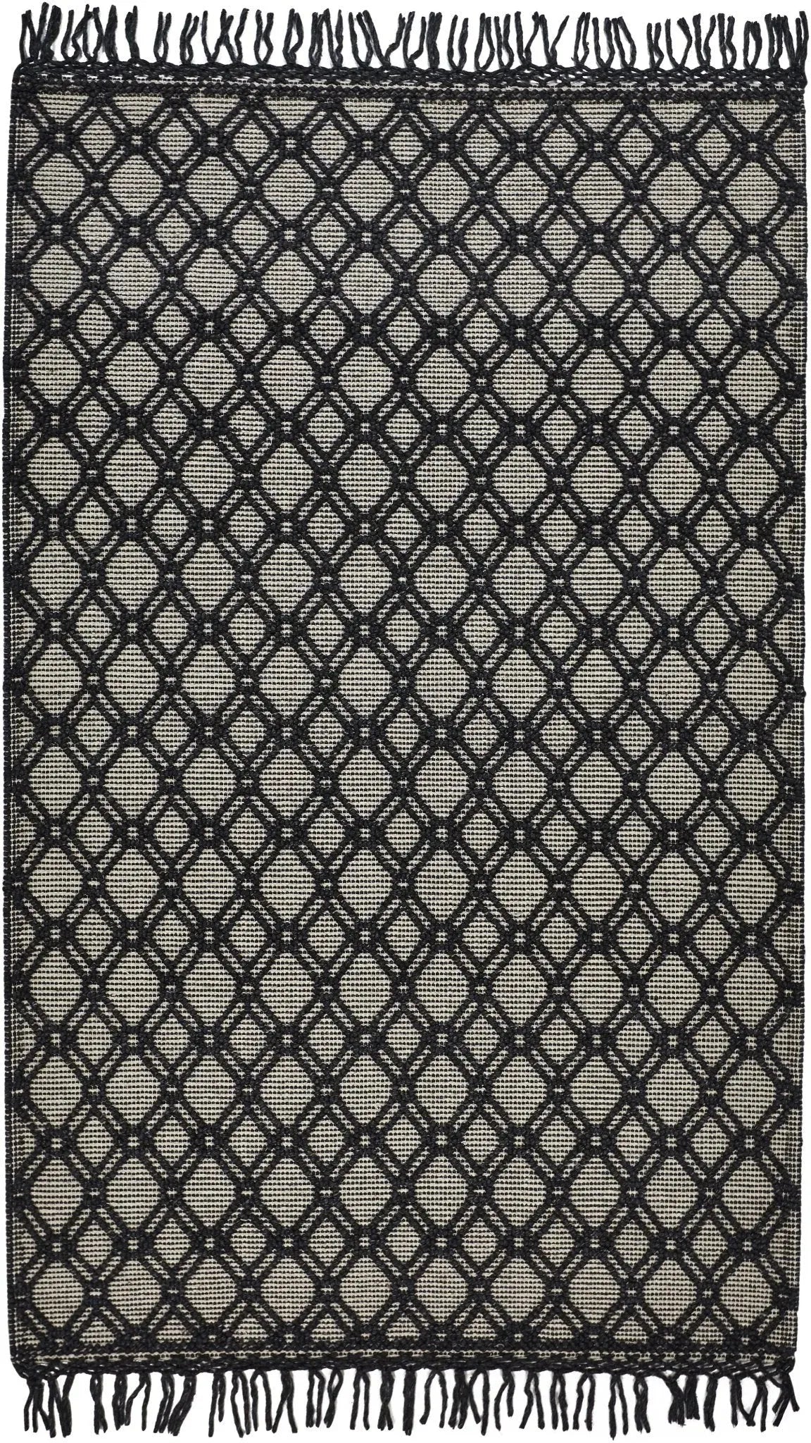 Phoenix 0808F Black/Ivory Rug