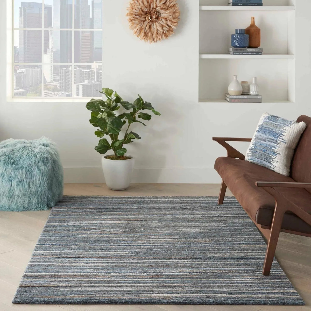 Plateau Pae01 Blue Rug