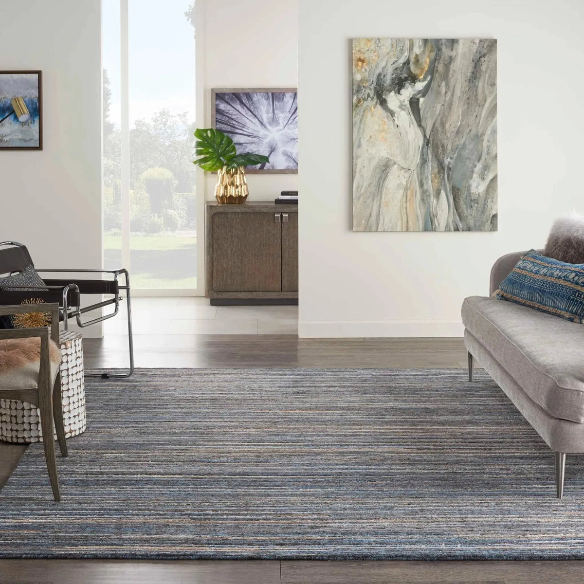 Plateau Pae01 Blue Rug