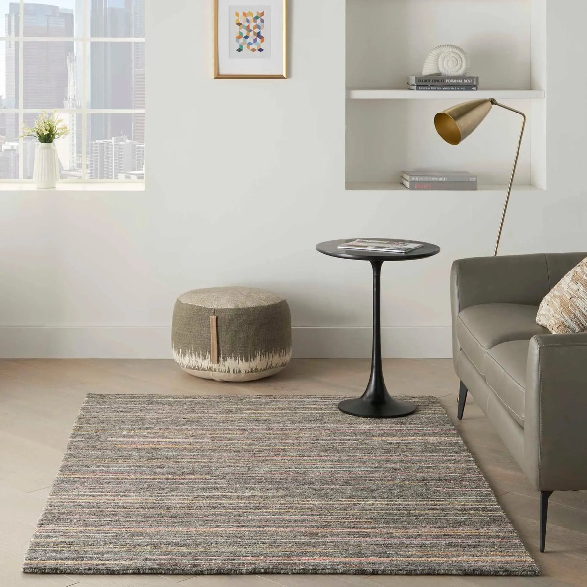 Plateau Pae01 Grey/Flame Rug