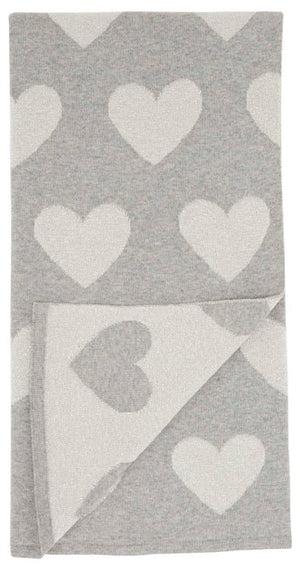 Plushlines UK961 Silver Grey Throw Blanket - Rug & Home