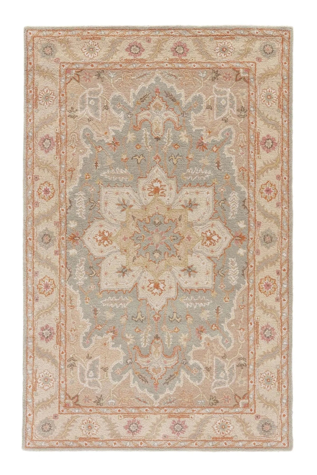 Poeme PM50 Orleans Blue Surf / Cloud White Rug - Rug & Home