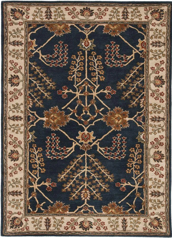 Poeme PM82 Chambery Indigo / Dark Ivory Rug - Rug & Home