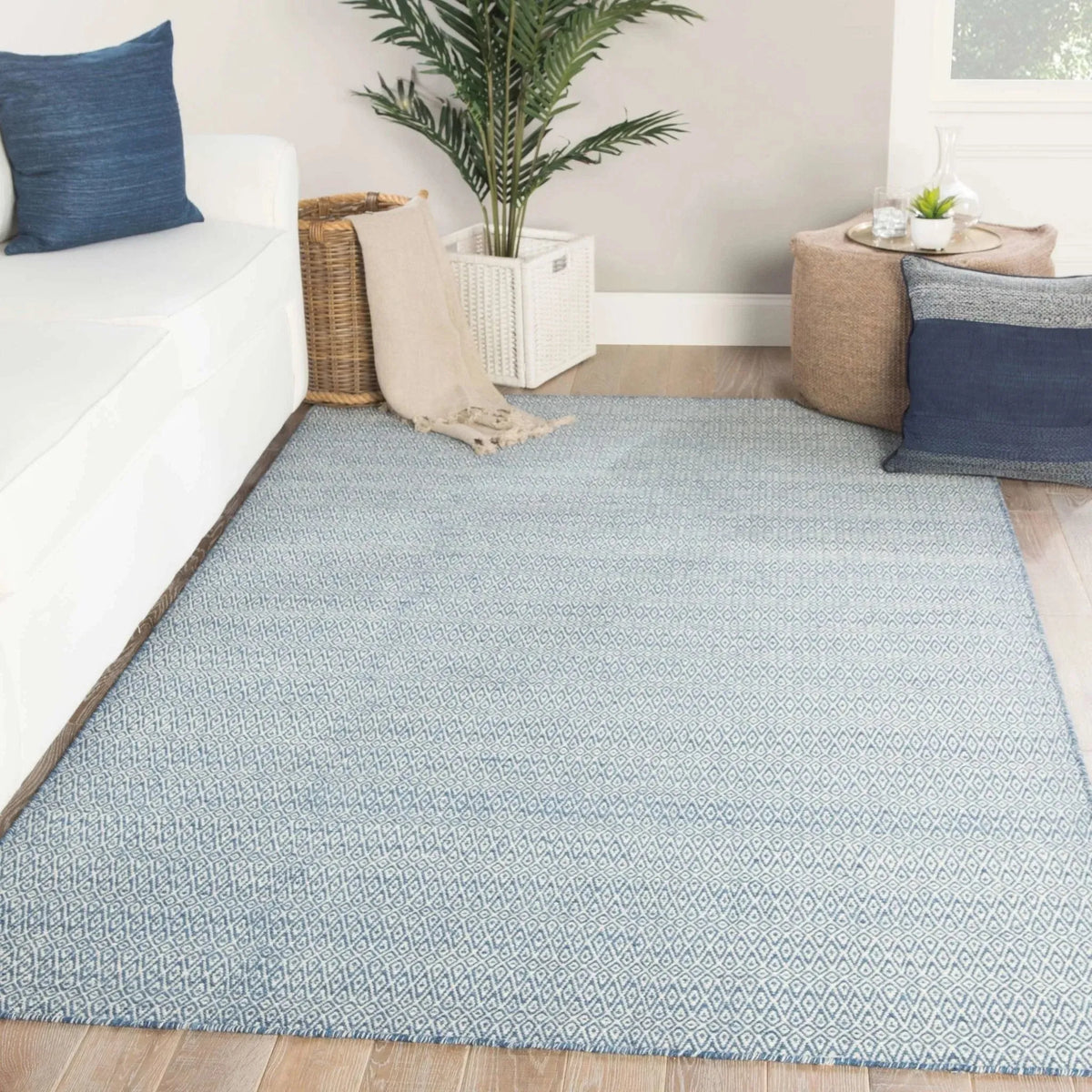 Poise POE02 Eulalia Dark Blue/Light Gray Rug
