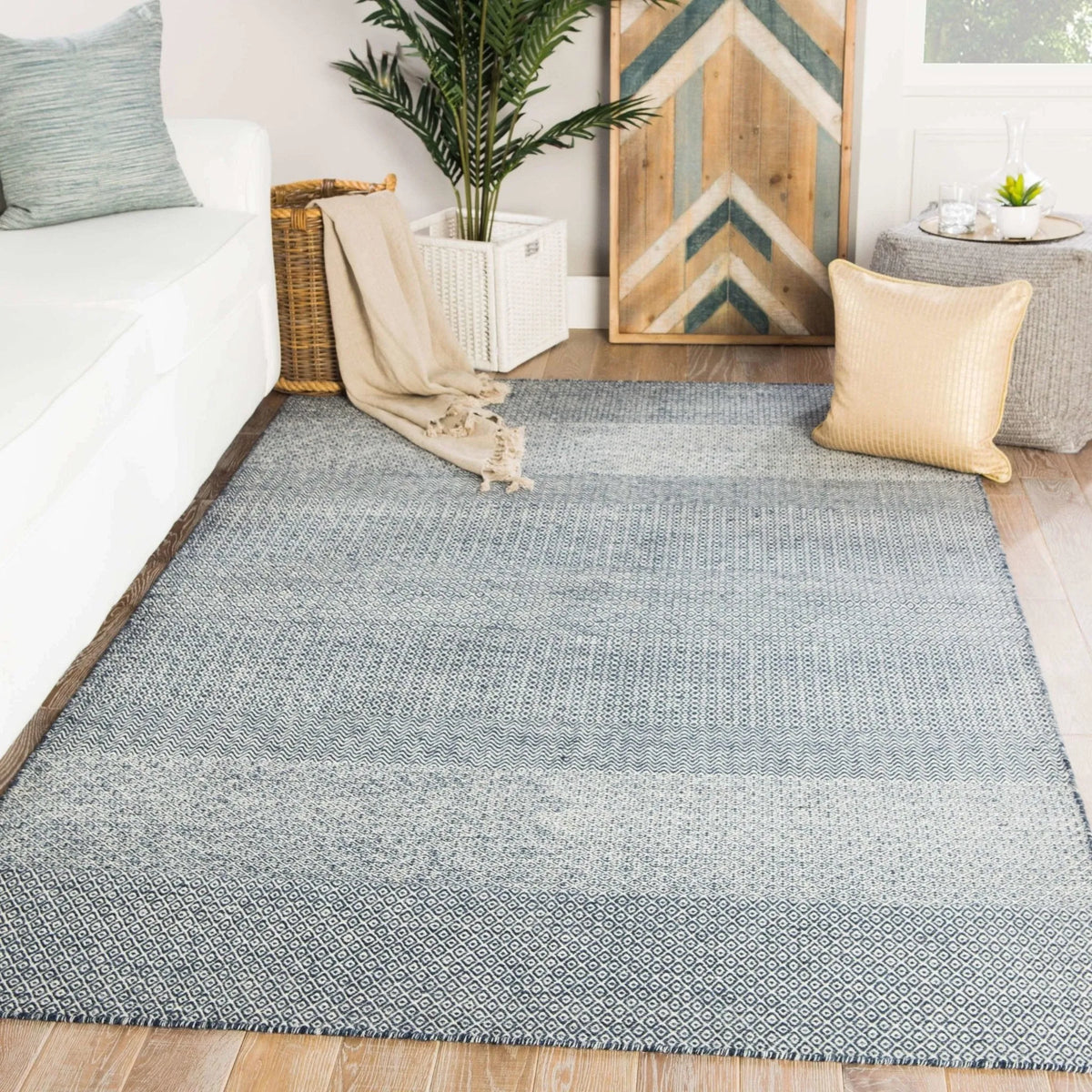 Poise POE04 Glace Blueberry/Light Gray Rug - Rug & Home